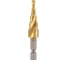 Сверло ступенчатое спиральное H-Tools 4-12мм HSS-G 5ступ. HEX1/4 101050-9TXHT 2