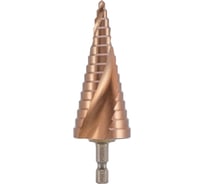 Сверло ступенчатое спиральное H-Tools 4-32мм HSSE-Co5 15ступ. HEX1/4 101052EHT