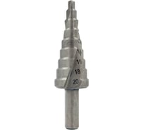Сверло по металлу ступенчатое SKOLE (SS3) сталь М2 4-20мм витое 1шт/уп SS3-4-20V