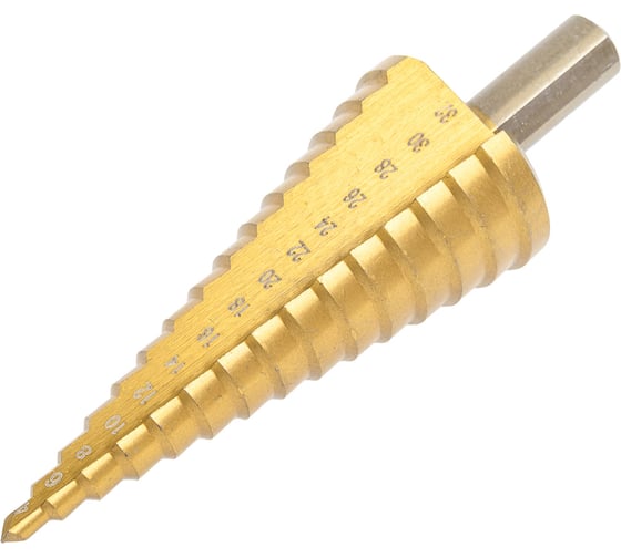 Сверло ступенчатое стандарт SKOLE (SS1) 4-32мм 1шт/уп SS1-432 1