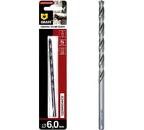 Сверло по металлу удлиненные GRAFF 6.0 мм, в блистере 7760139