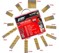 Сверла по металлу JBC набор 93 предмета JBC-924U93(65616)