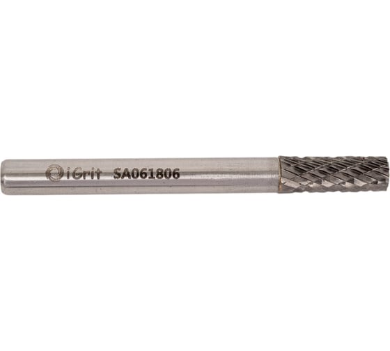 Бор-фреза твердосплавная iGrit SA 08x20x6 DOUBLE CUT SA082006