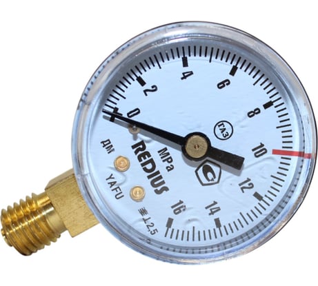 Манометр газовый Redius 16 МПа с поверкой DK.1340.11558