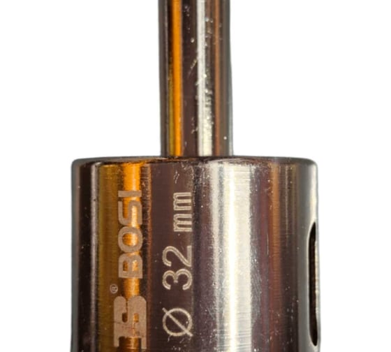 Коронка алмазная по стеклу и керамике BOSI 32 мм BS538132