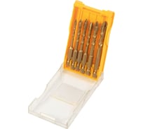 Набор сверл квадро титан по стеклу/керамике SKOLE (ST3) 6шт/уп. (3,4,5,6,8,10мм) ST3-6PC