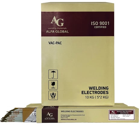 Электроды AG E 7018-1 H4 R d= 3,2_350 5 кг VAC-PAC A-3-70181H4R-32-5