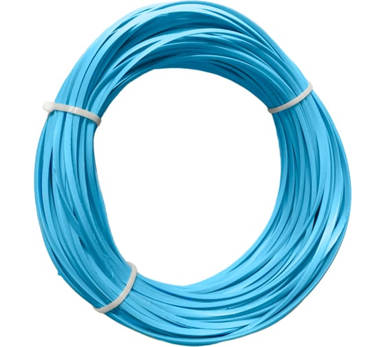 Пруток сварочный Экосети ПП (PP), треугольный 5x5х7 мм, голубой, 50 метров ПТПП557ГОЛ50 1