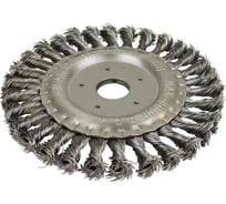 Кордщетка жесткая витая KETZU для УШМ, дисковая 125 мм Standart 783667