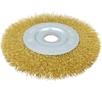 Кордщетка мягкая латунированная KETZU для УШМ, дисковая 150 мм Standart 792947