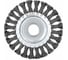Корщетка дисковая Diamond Industrial 125x22.2 мм жесткая крученая проволока 0.5 мм DIDSHH12522 1