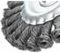 Корщетка дисковая Diamond Industrial 125x22.2 мм жесткая крученая проволока 0.5 мм DIDSHH12522 3