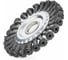 Корщетка дисковая Diamond Industrial 125x22.2 мм жесткая крученая проволока 0.5 мм DIDSHH12522 5