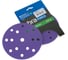 Диск шлифовальный ABRAFORCE Purple Film на пленочной основе 15 отв., 150 мм, Р100, 5 шт 166098 1