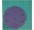 Диск шлифовальный ABRAFORCE Purple Film на пленочной основе 15 отв., 150 мм, Р500, 5 шт 166109 9