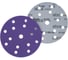 Диск шлифовальный ABRAFORCE Purple Film на пленочной основе 15 отв., 150 мм, Р150, 5 шт 166100 9