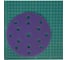 Диск шлифовальный ABRAFORCE Purple Film на пленочной основе 15 отв., 150 мм, Р800, 5 шт 166111 3