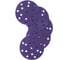 Диск шлифовальный ABRAFORCE Purple Film на пленочной основе 15 отв., 150 мм, Р1200, 5 шт 166113 15