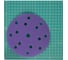 Диск шлифовальный ABRAFORCE Purple Film на пленочной основе 15 отв., 150 мм, Р1200, 5 шт 166113 17