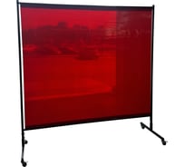 Экран защитный SHTORM WeldProtect 1.8x1.8м, красный, с колесами 17290