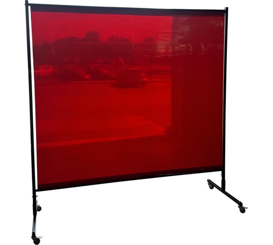 Экран защитный SHTORM WeldProtect 1.8x1.8м, красный, с колесами 17290