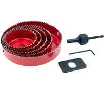 Набор кольцевых пил по дереву SKOLE (SD5) 67, 89, 102, 127мм, 8шт/уп SD5-8