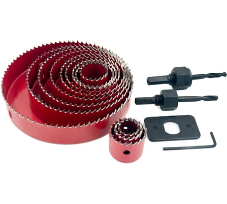 Набор кольцевых пил по дереву SKOLE (SD5) 19,22,29,32,38,44,51,67,76,89,102,127 SD5-16