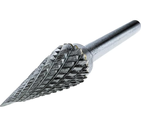 Бор-фреза твердосплавная Diamond Industrial тип M 12x25 мм S=6 мм коническая заостренная DIDBFM1225