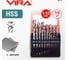 Набор сверл по металлу VIRA 1-10 мм HSS 19 шт 550203 2