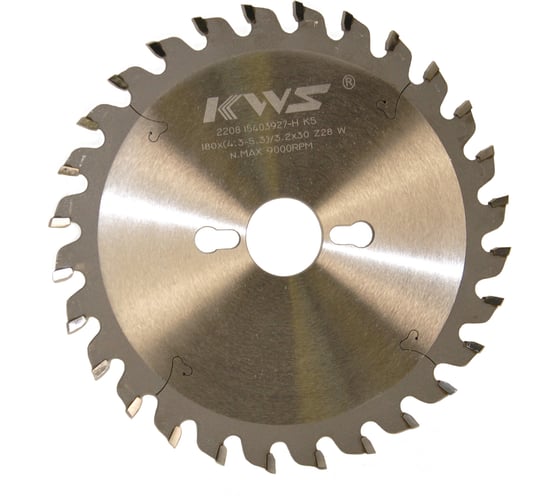 Диск пильный подрезной KWS 180*30*4.3-5.3/3.2*28T W K5 TFKC00079 1