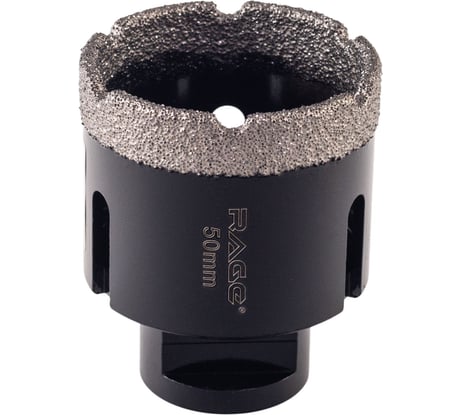 Коронка алмазная RAGE для УШМ по керамограниту 50 мм 559587