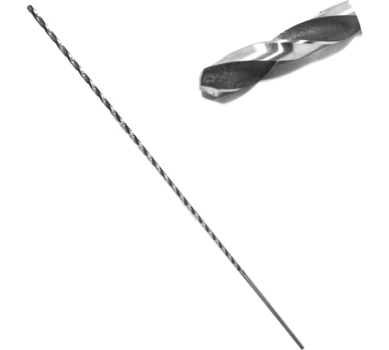 Сверло Beltools 5x400x600 А1 Р6М5 ц/х сверхдлинное ri.163.1142