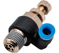 Дроссель-регулятор NBPT с поворотной цангой SS12-02 арт. 1 шт. 87564