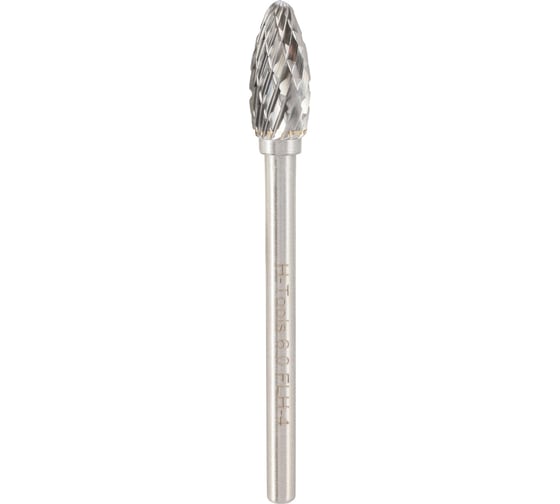 Бор-фреза H-Tools твердосплавная форма H(FLH) 6.0x14x38 S=3мм HM 116246HT 1