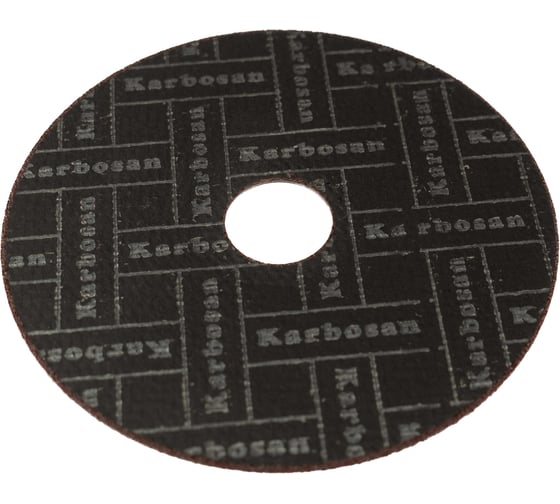 Диск отрезной по нержавеющей стали 115х1х22 мм INOX Karbosan KAR-910380