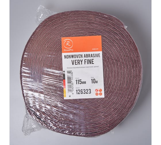 Скотч брайт (Scotch-Brite) PACK INNOVATION 115мм х 10м, красный упаковка 1 шт. IP0VF00RD115.10-1
