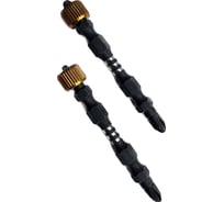 Набор бит двусторонних с магнитом SKOLE (BT11) PH2-65 (10шт/уп. зол-черн) BT11-265