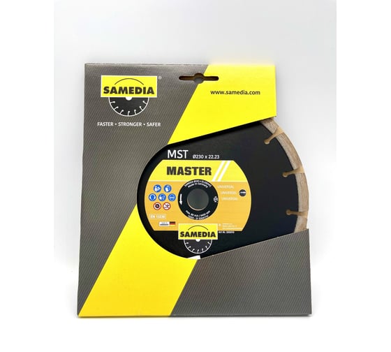Диск алмазный универсальный MASTER MST (230х22.23 мм; 15 сегментов) SAMEDIA 300010