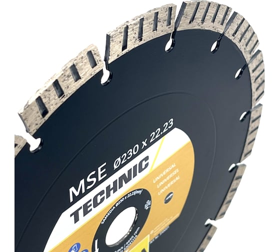 Диск алмазный универсальный TECHNIC MSE (230х22.23 мм; 16 сегментов) SAMEDIA 310021