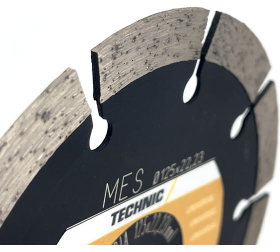 Диск алмазный универсальный TECHNIC MES (125х22.23 мм; 10 сегментов) SAMEDIA 310583