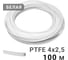 Трубка фторопластовая белая PI TOOLS 4x2.5 мм, 100 м, PTFE тефлоновая Арт. 1673 1