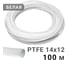 Трубка фторопластовая белая PI TOOLS 14x12 мм, 100 м, PTFE тефлоновая Арт. 1727 1