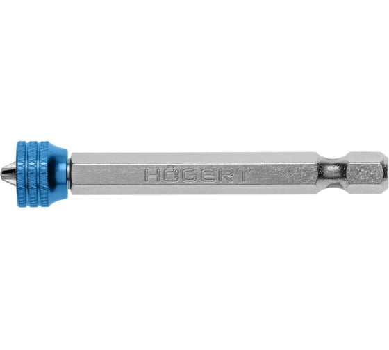 Бита с магнитным наконечником (65 мм; PH2; сталь S2) HOEGERT TECHNIK HT1S305
