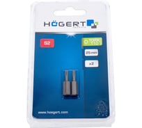 Биты (2 шт; TORX 10; 25 мм; сталь S2) HOEGERT TECHNIK HT1S361