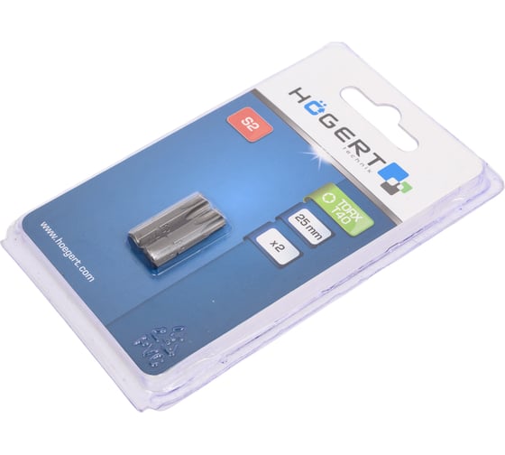 Биты (2 шт; TORX 40; 25 мм; сталь S2) HOEGERT TECHNIK HT1S367
