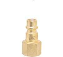 Штуцер профессиональный Aurora папа с внутренней резьбой 1/4F, латунь, блистер 1шт 39215