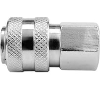 Штуцер Aurora мама с внутренней резьбой 1/4F, никелированная сталь, без упаковки, фасовка 50шт 40613