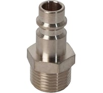 Штуцер Aurora папа с наружной резьбой 1/4М, никелированная сталь, уп. 1шт 39240