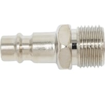 Штуцер Aurora папа с наружной резьбой 3/8М, никелированная сталь, уп. 1шт 39241