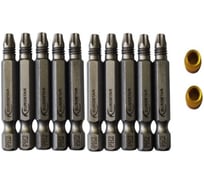 Набор магнитных бит EUROSTAR T20x49 10 шт. + 2 ограничителя АГ50059